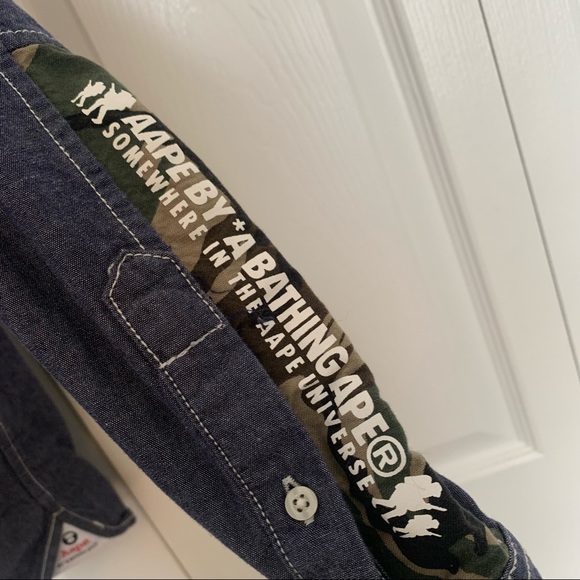 Aape by A Bathing Ape “Bape”. L/s button down. Small - Picture 7 of 8